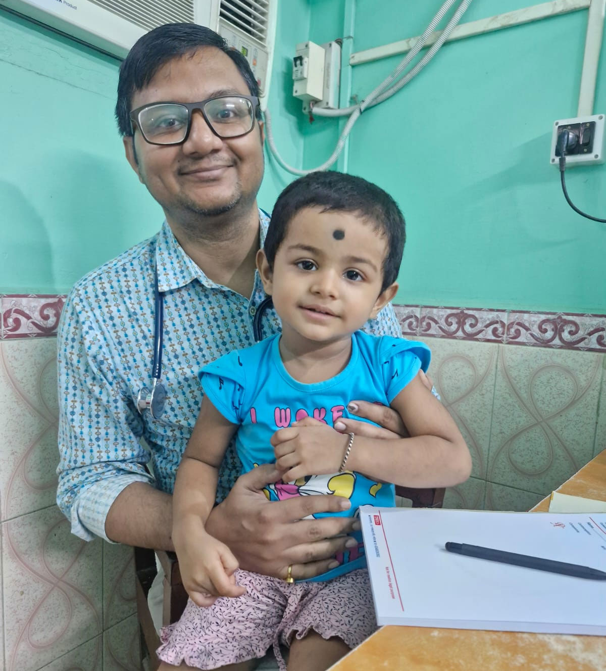 Consent-approved child follow-up care moment