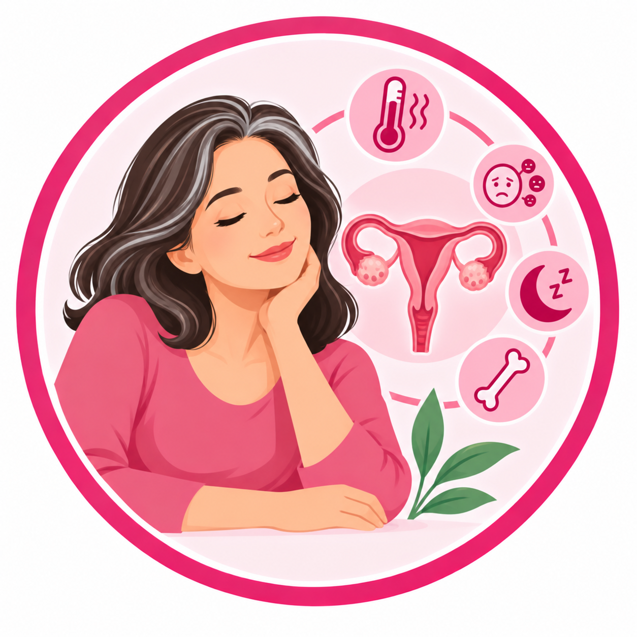 Menopause care illustration