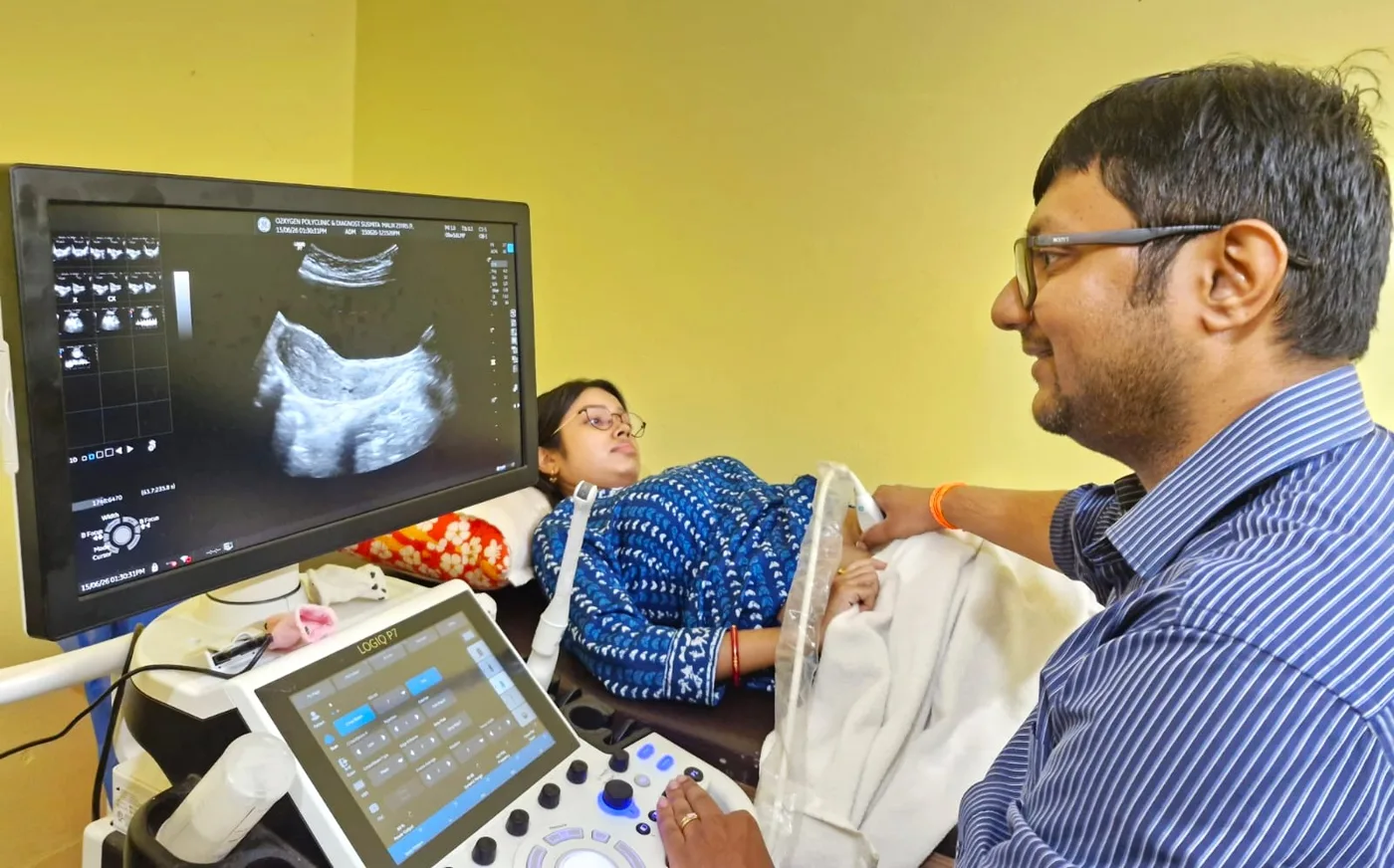 Ultrasound consultation in a clinical setting